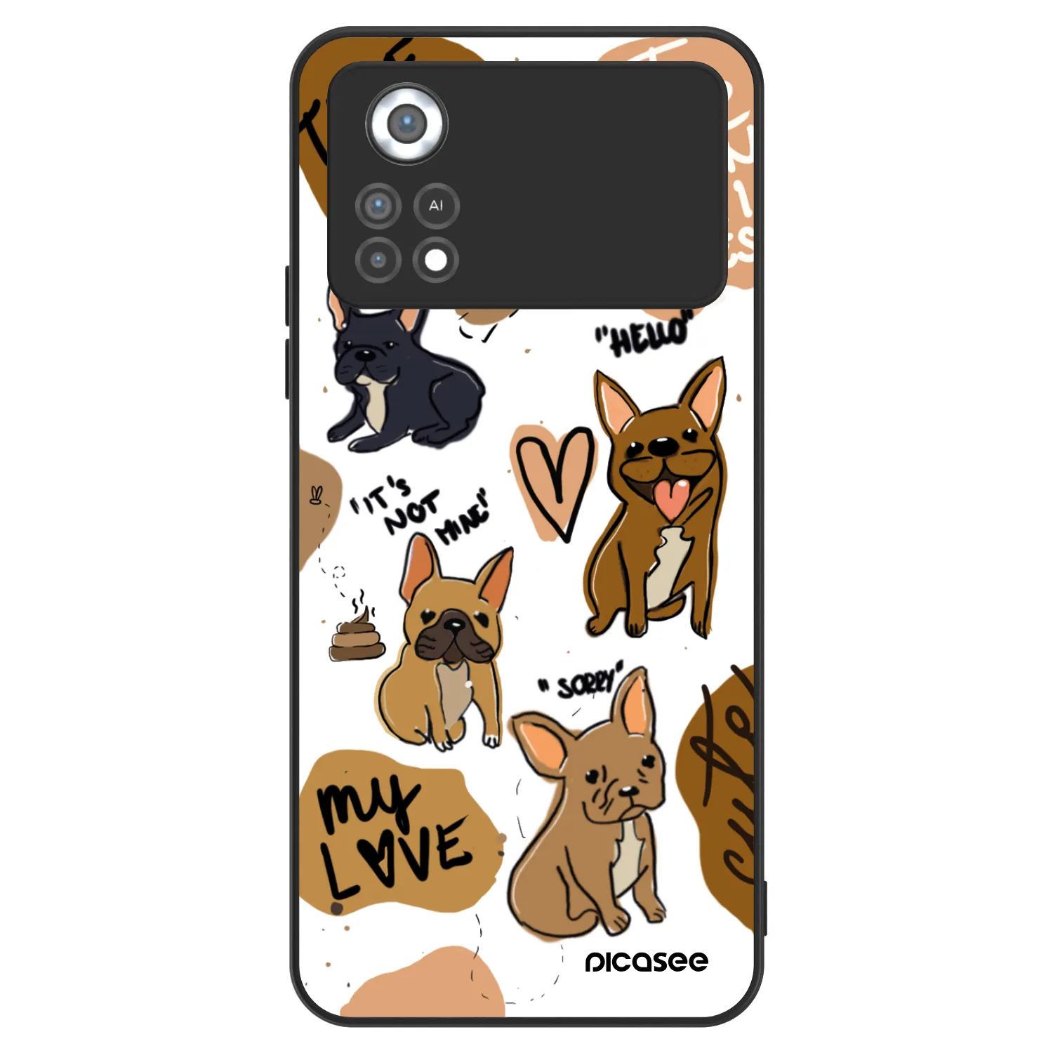 Picasee ULTIMATE CASE Xiaomi Poco X4 Pro 5G - készülékre - Frenchies