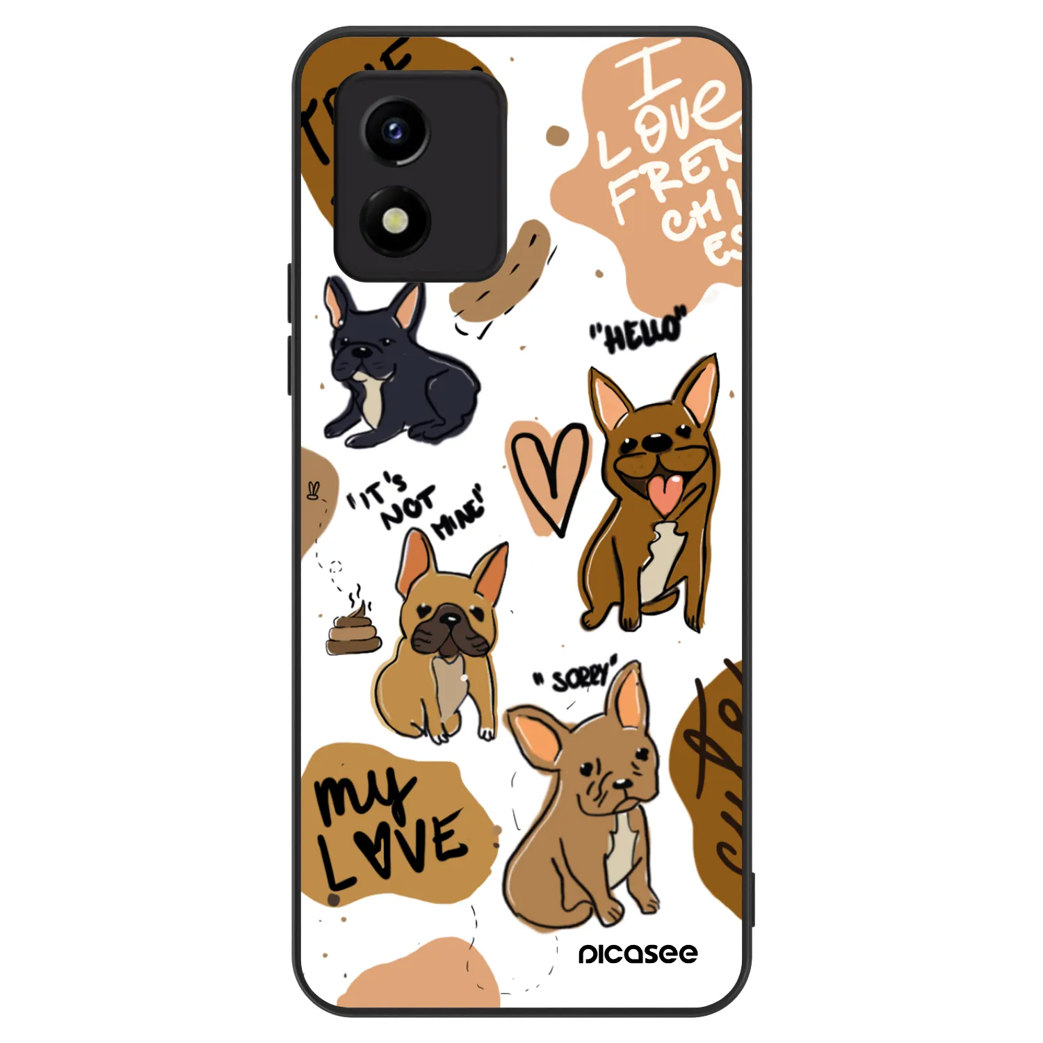 Picasee ULTIMATE CASE Vivo Y01 - készülékre - Frenchies