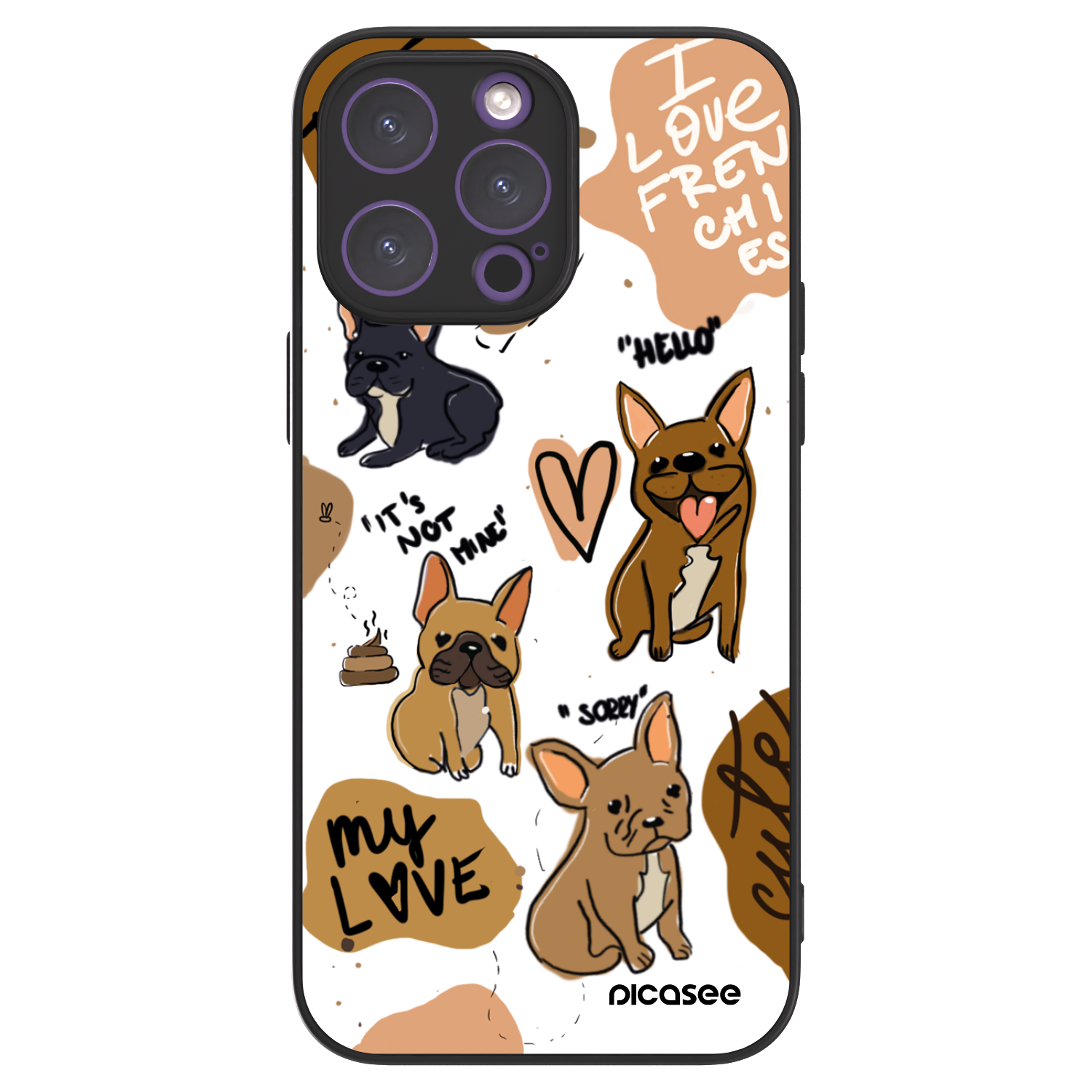 Picasee ULTIMATE CASE Apple iPhone 14 Pro Max - készülékre - Frenchies