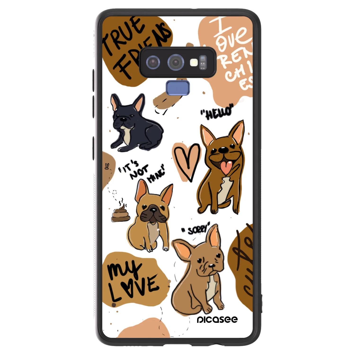 Picasee ULTIMATE CASE Samsung Galaxy Note 9 N960F - készülékre - Frenchies