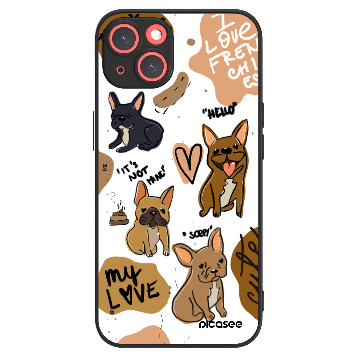 Picasee ULTIMATE CASE MagSafe Apple iPhone 13 - készülékre - Frenchies