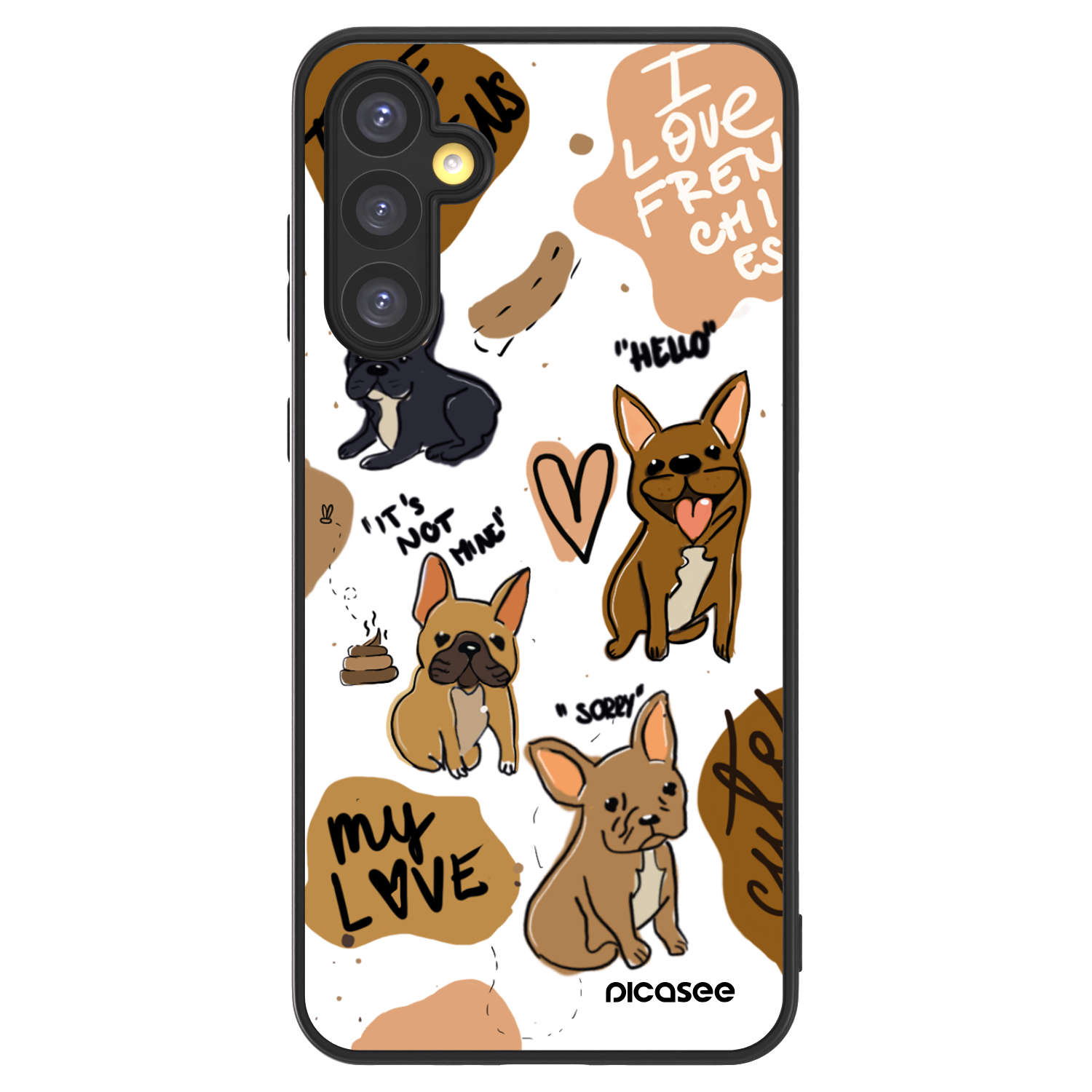 Picasee ULTIMATE CASE Samsung Galaxy A34 5G A346B - készülékre - Frenchies