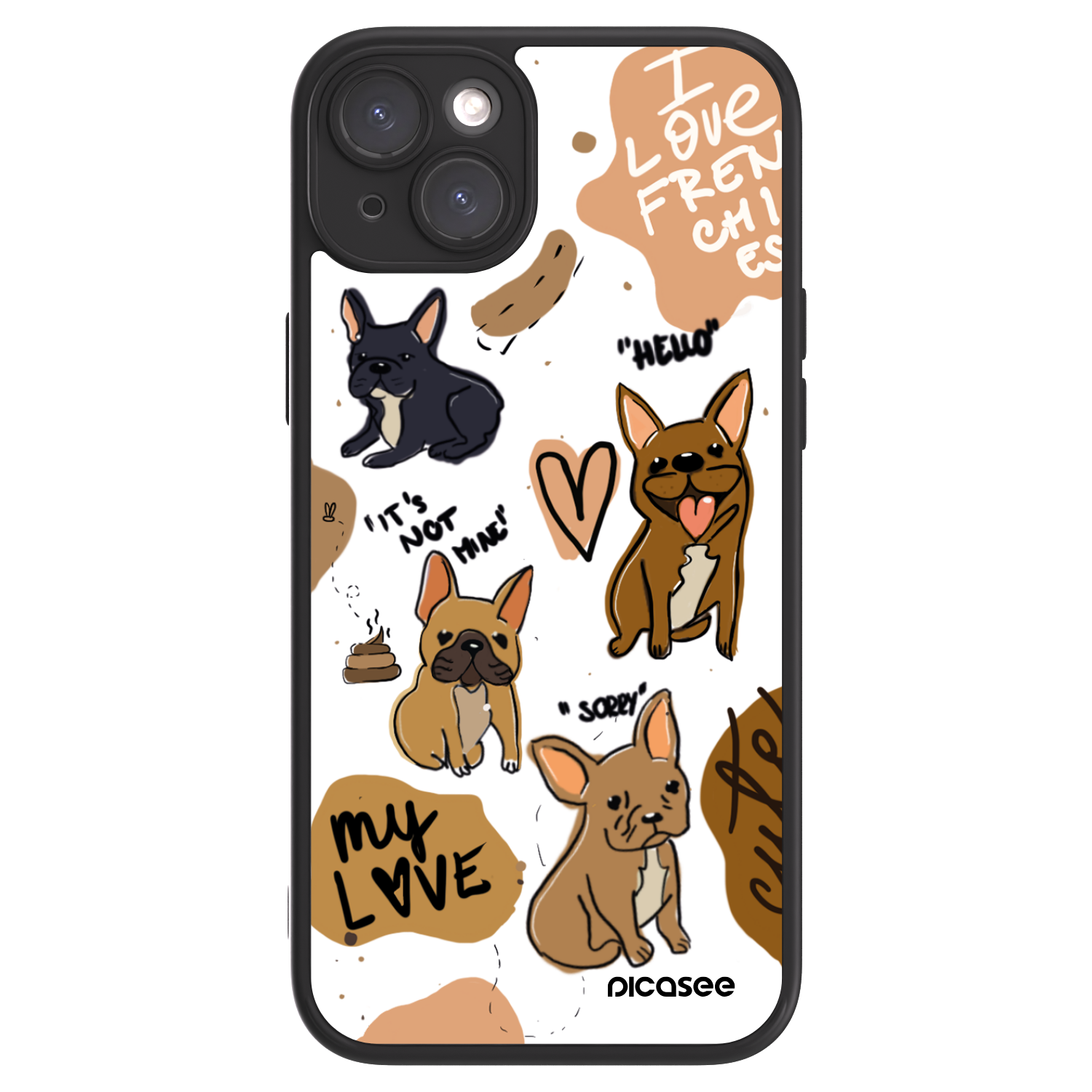 Picasee ULTIMATE CASE Apple iPhone 15 Plus - készülékre - Frenchies