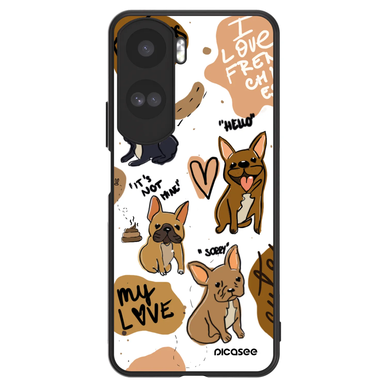 Picasee ULTIMATE CASE Honor 90 Lite 5G - készülékre - Frenchies