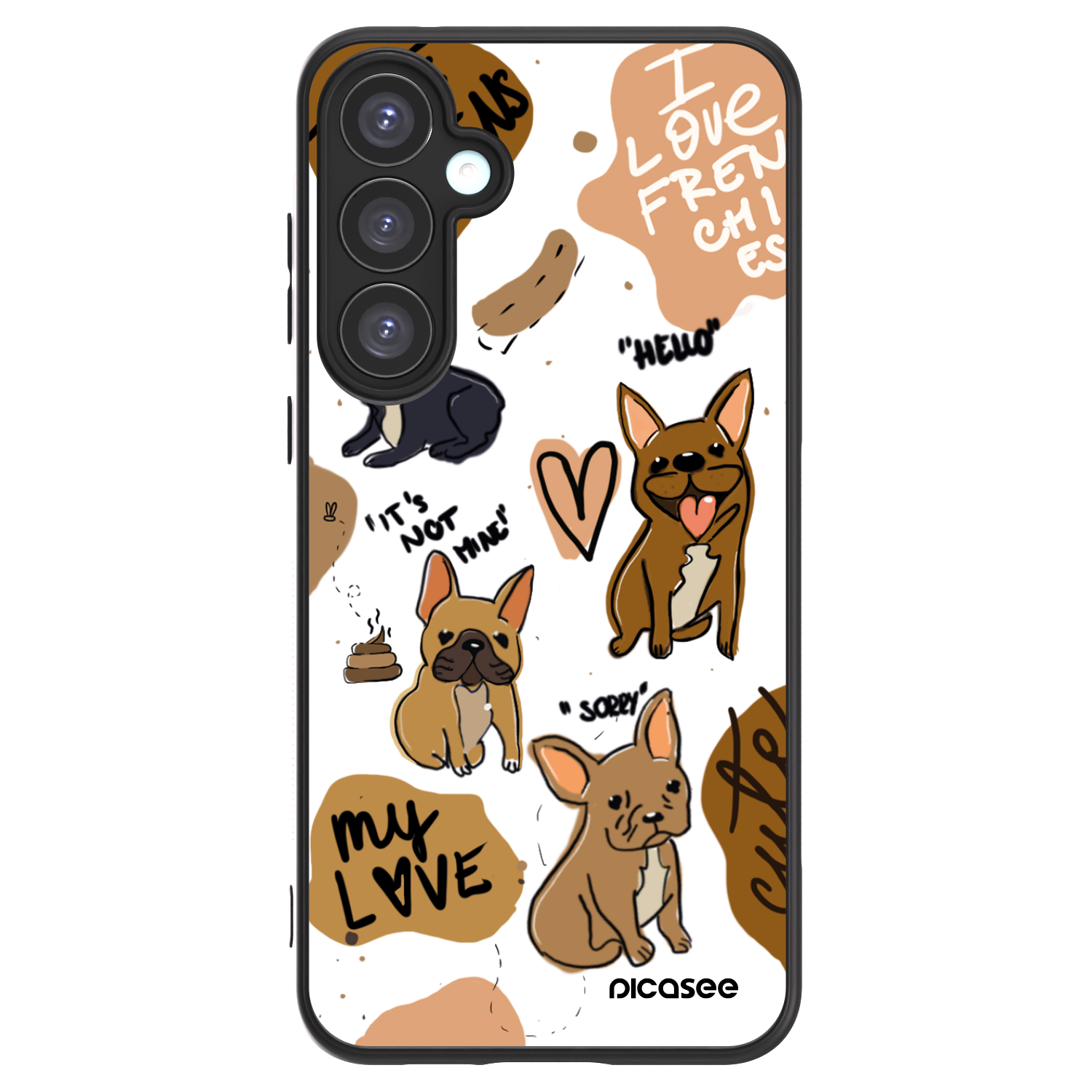 Picasee ULTIMATE CASE Samsung Galaxy A55 5G A556B - készülékre - Frenchies