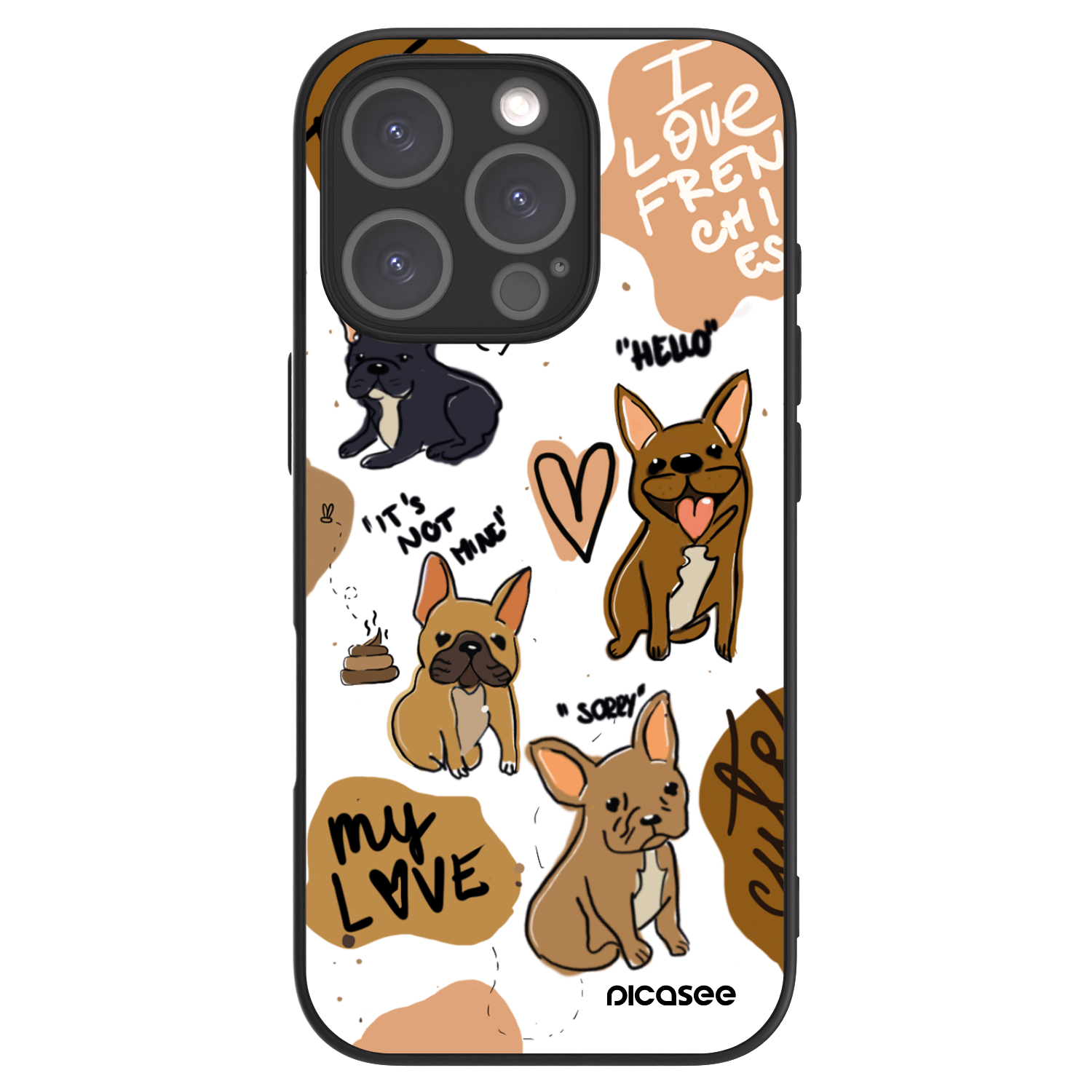Picasee ULTIMATE CASE Apple iPhone 16 Pro - készülékre - Frenchies
