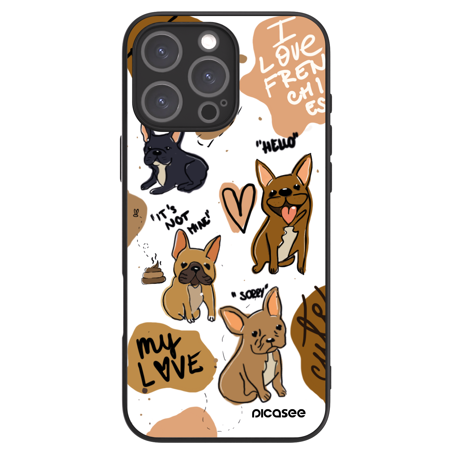Picasee ULTIMATE CASE Apple iPhone 16 Pro Max - készülékre - Frenchies
