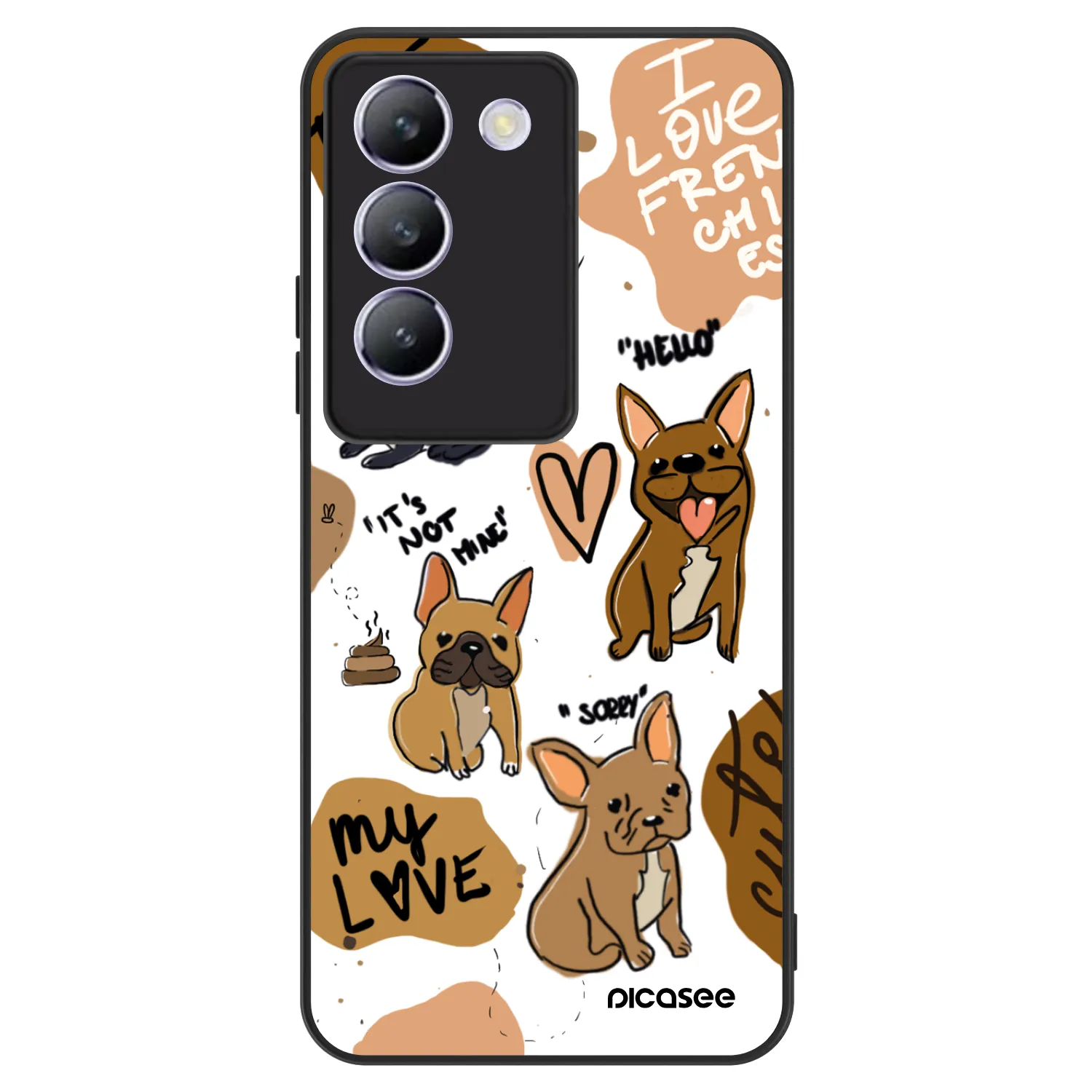 Picasee ULTIMATE CASE Vivo V40 SE 5G - készülékre - Frenchies