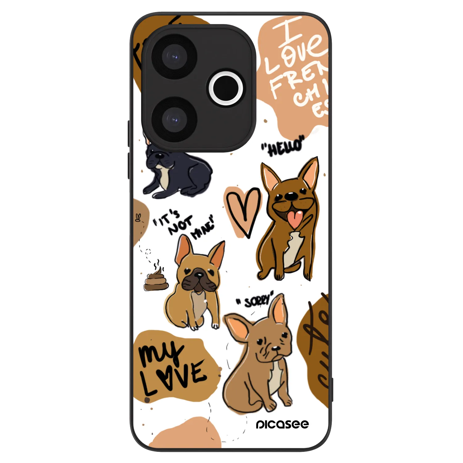 Picasee ULTIMATE CASE Xiaomi Redmi 13 4G - készülékre - Frenchies