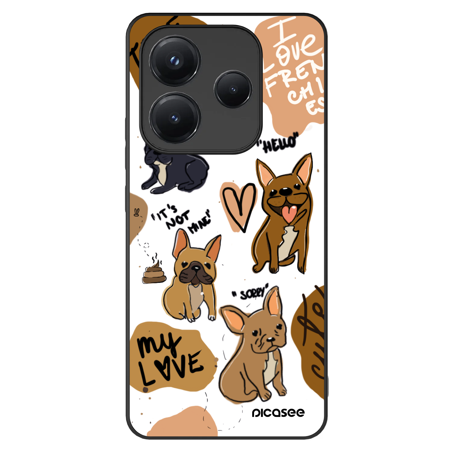 Picasee ULTIMATE CASE Xiaomi Redmi Note 14 5G - készülékre - Frenchies