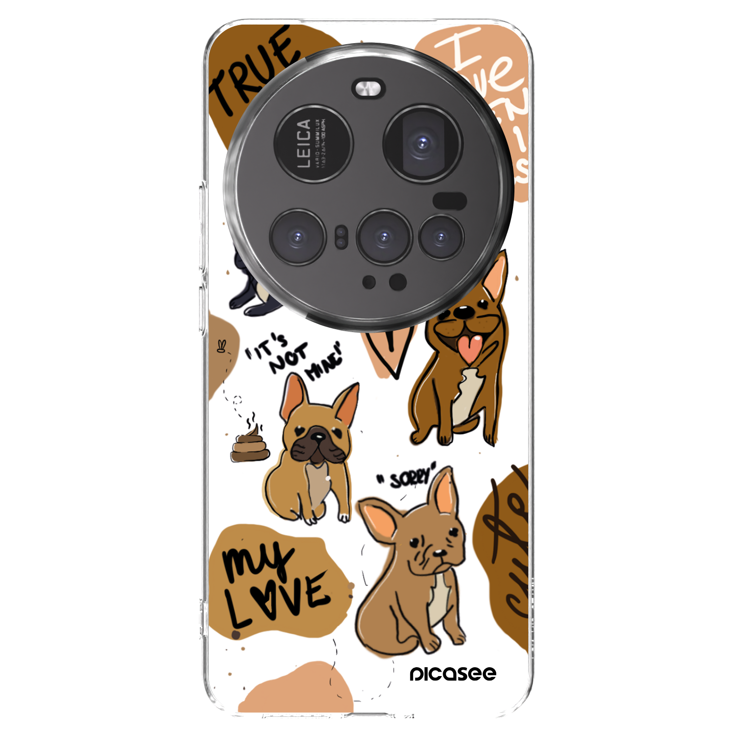 Picasee átlátszó szilikon tok az alábbi mobiltelefonokra Xiaomi 15 Ultra - Frenchies