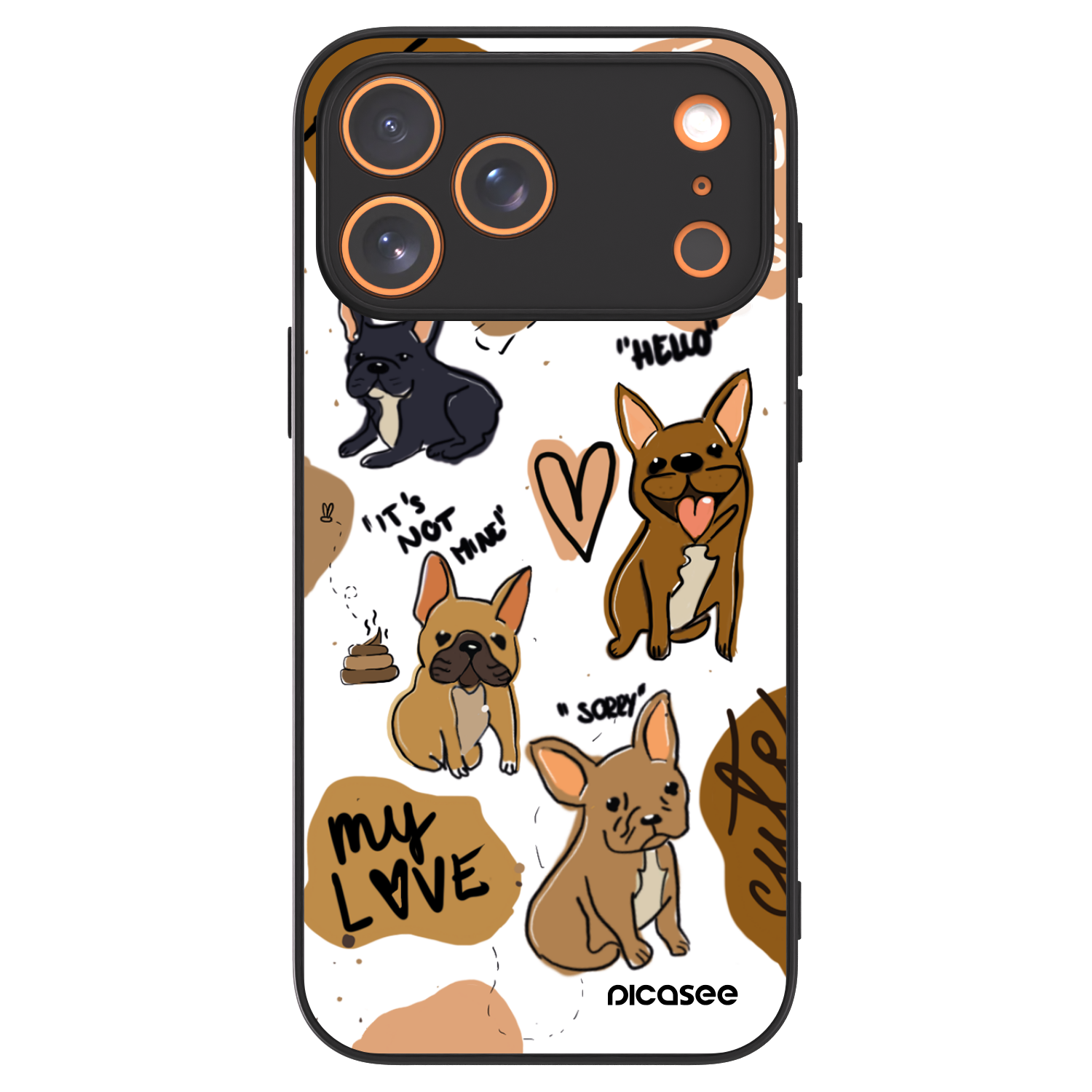 Picasee ULTIMATE CASE Apple iPhone 17 Pro Max - készülékre - Frenchies