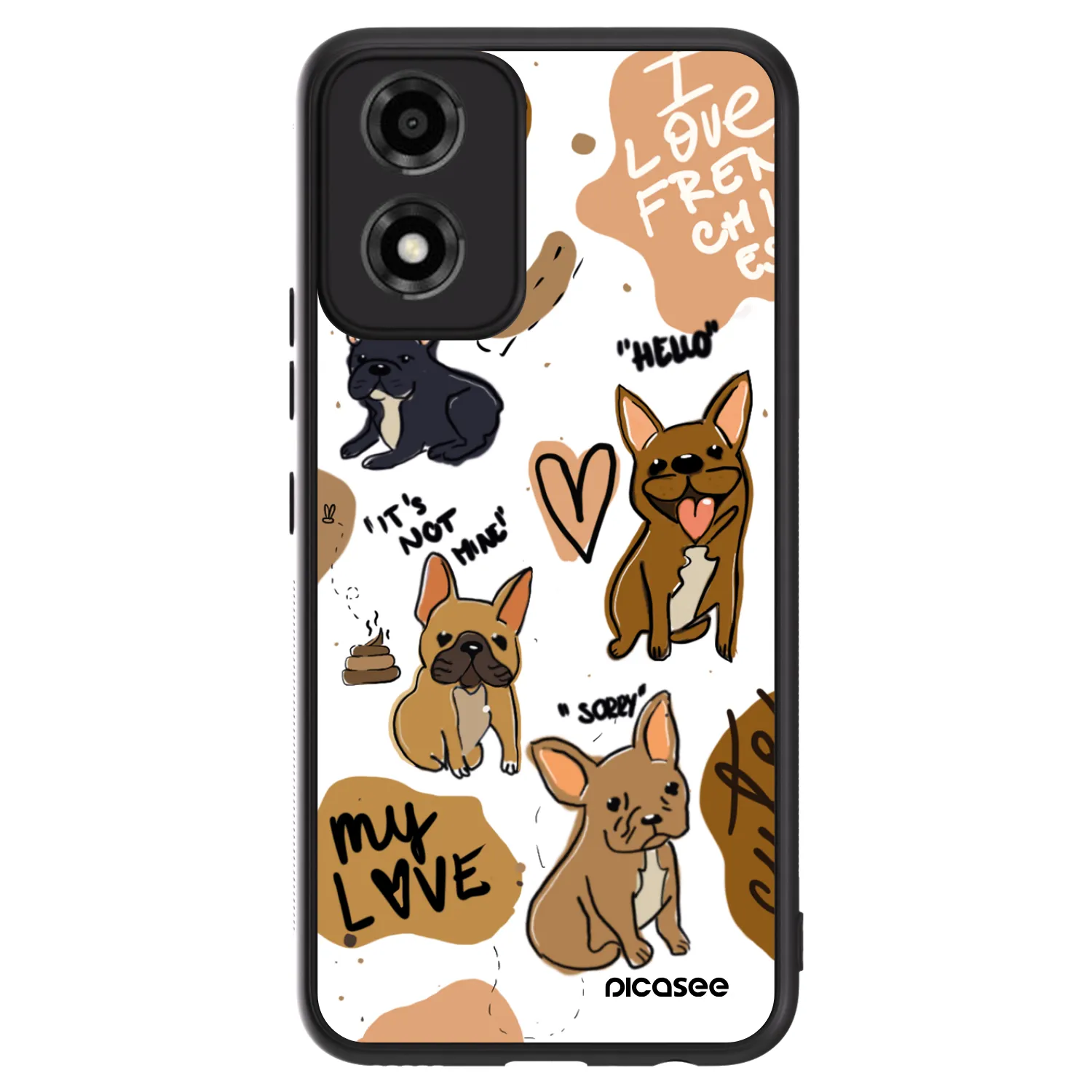 Picasee ULTIMATE CASE Motorola Moto E14 - készülékre - Frenchies