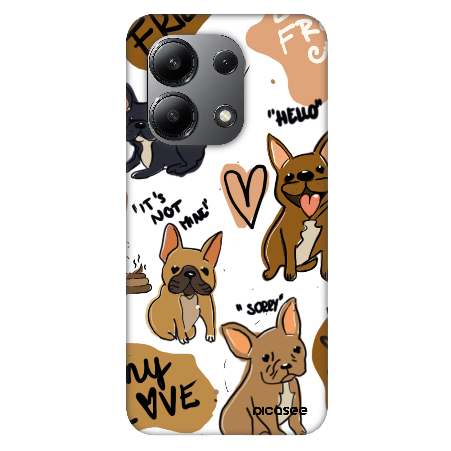 Picasee Fashion Case Xiaomi Redmi Note 13 4G - Frenchies