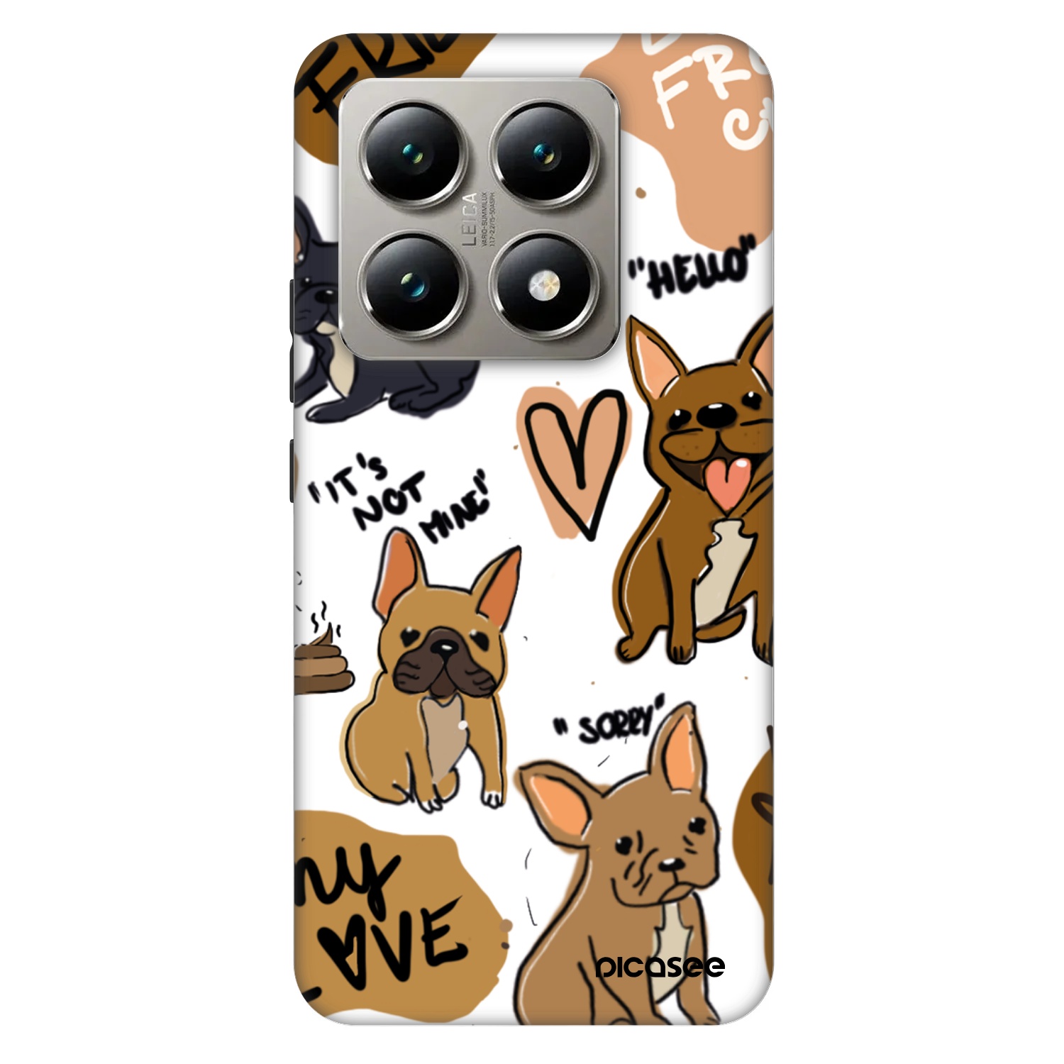 Picasee Fashion Case Xiaomi 14T Pro - Frenchies