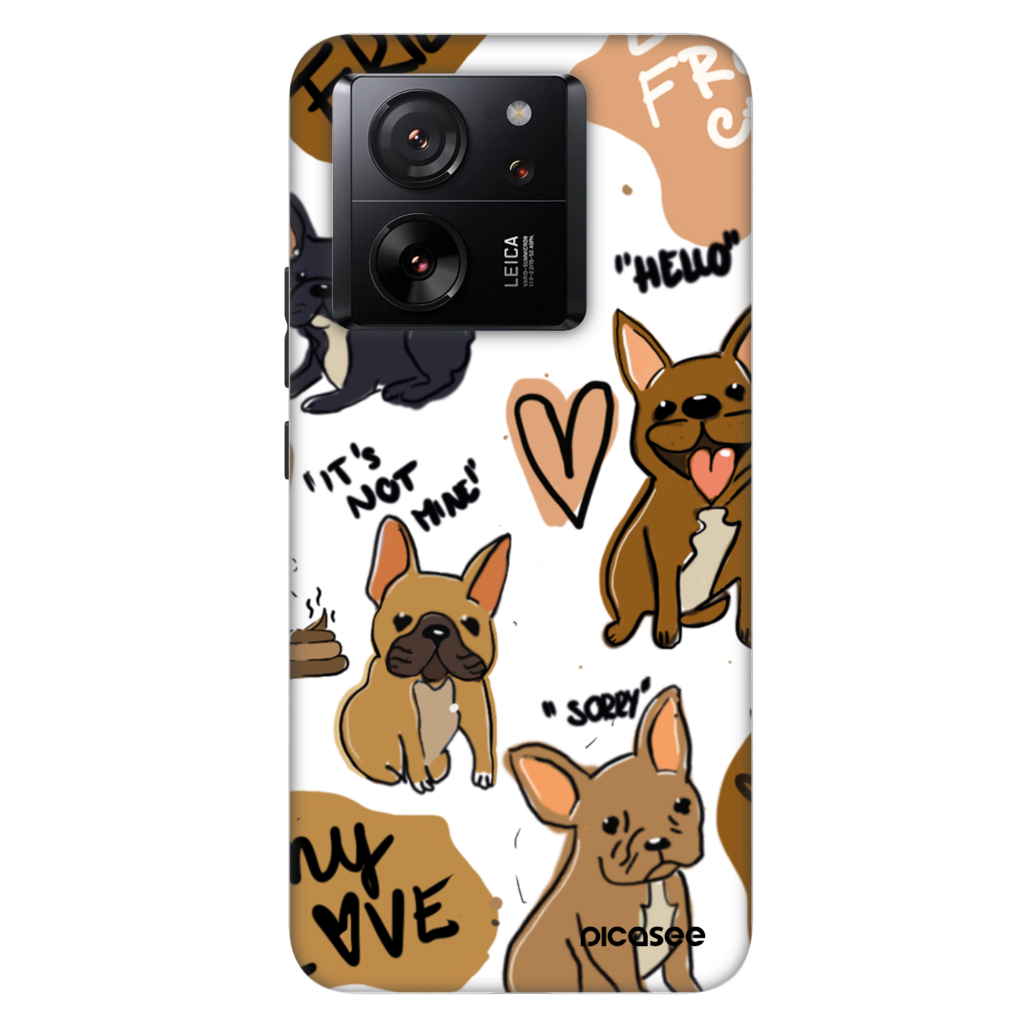 Picasee Fashion Case Xiaomi 13T Pro - Frenchies