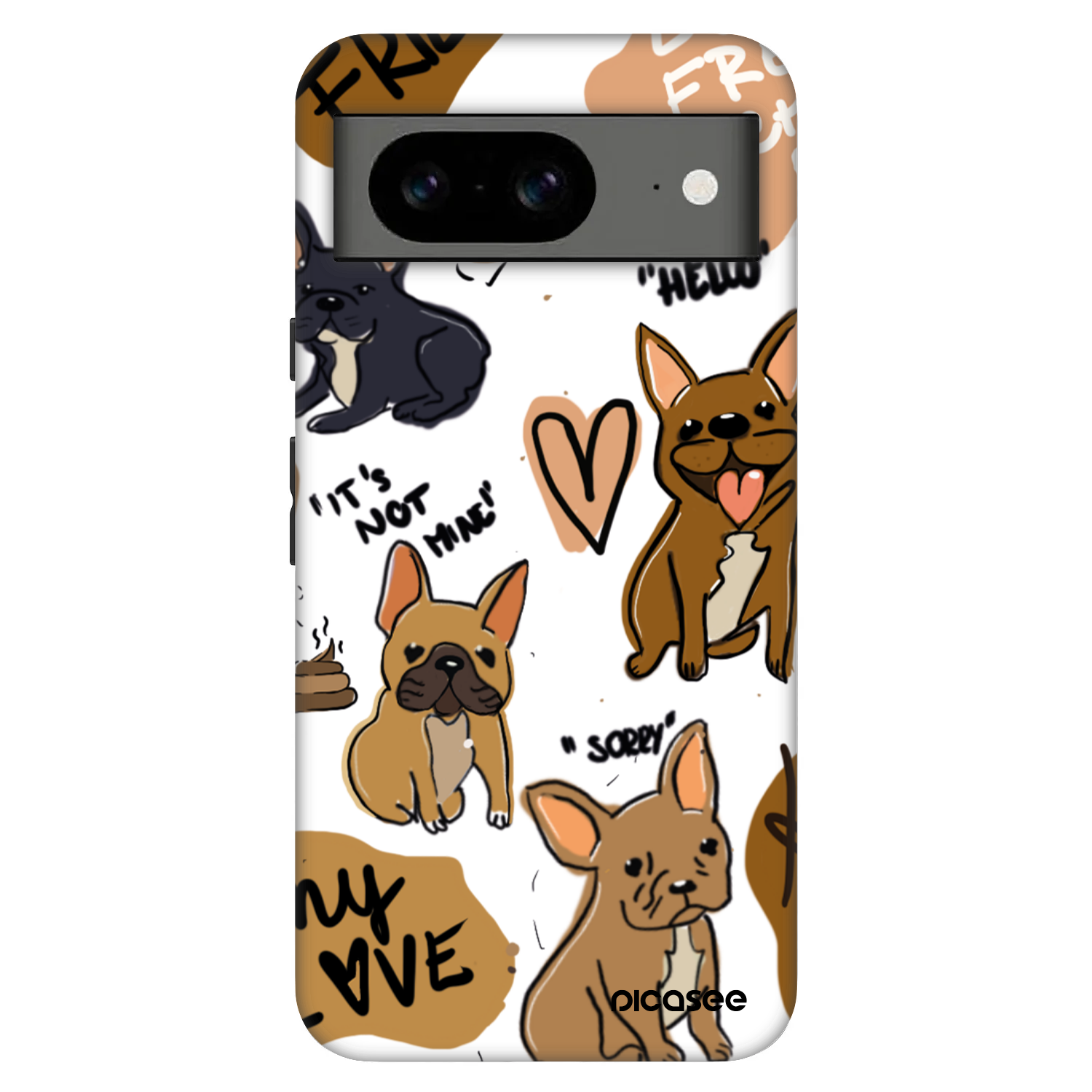 Picasee Fashion Case Google Pixel 8 Pro - Frenchies