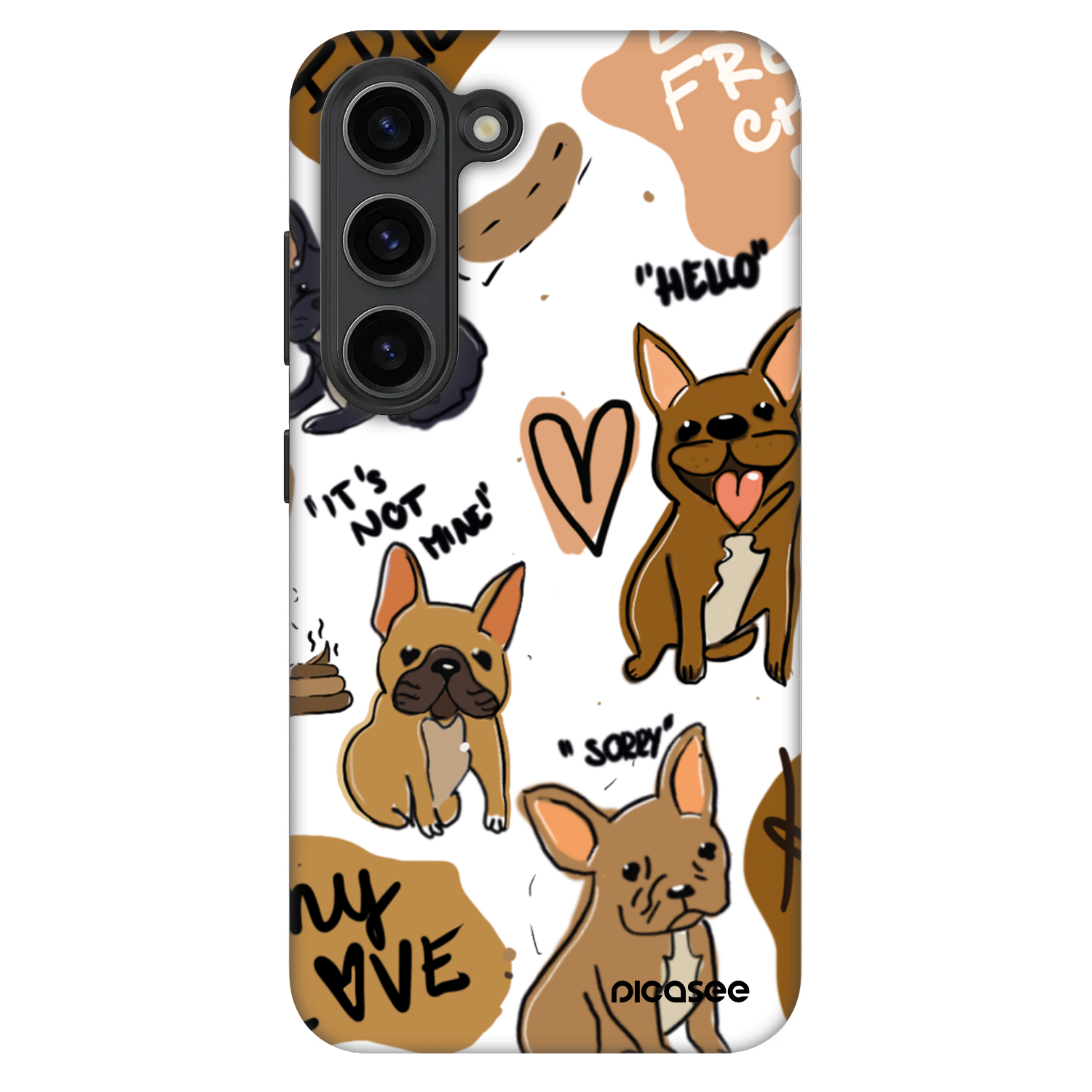Picasee Fashion Case Samsung Galaxy S23+ 5G - Frenchies
