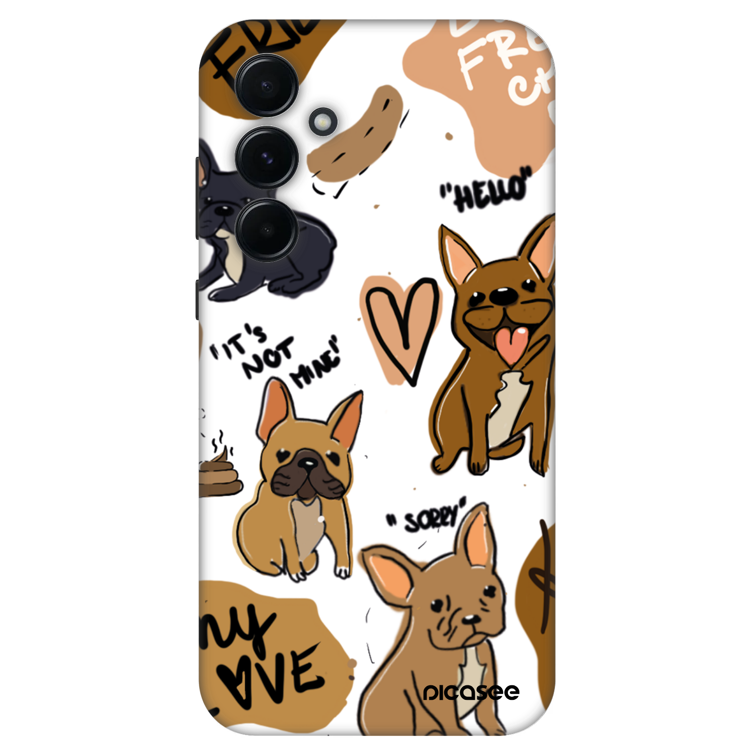 Picasee Fashion Case Samsung Galaxy A55 5G A556B - Frenchies