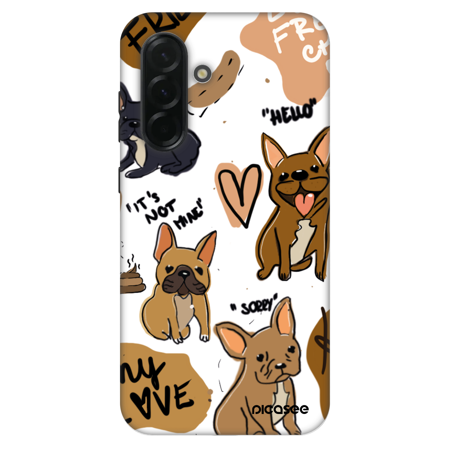Picasee Fashion Case Samsung Galaxy A36 5G - Frenchies