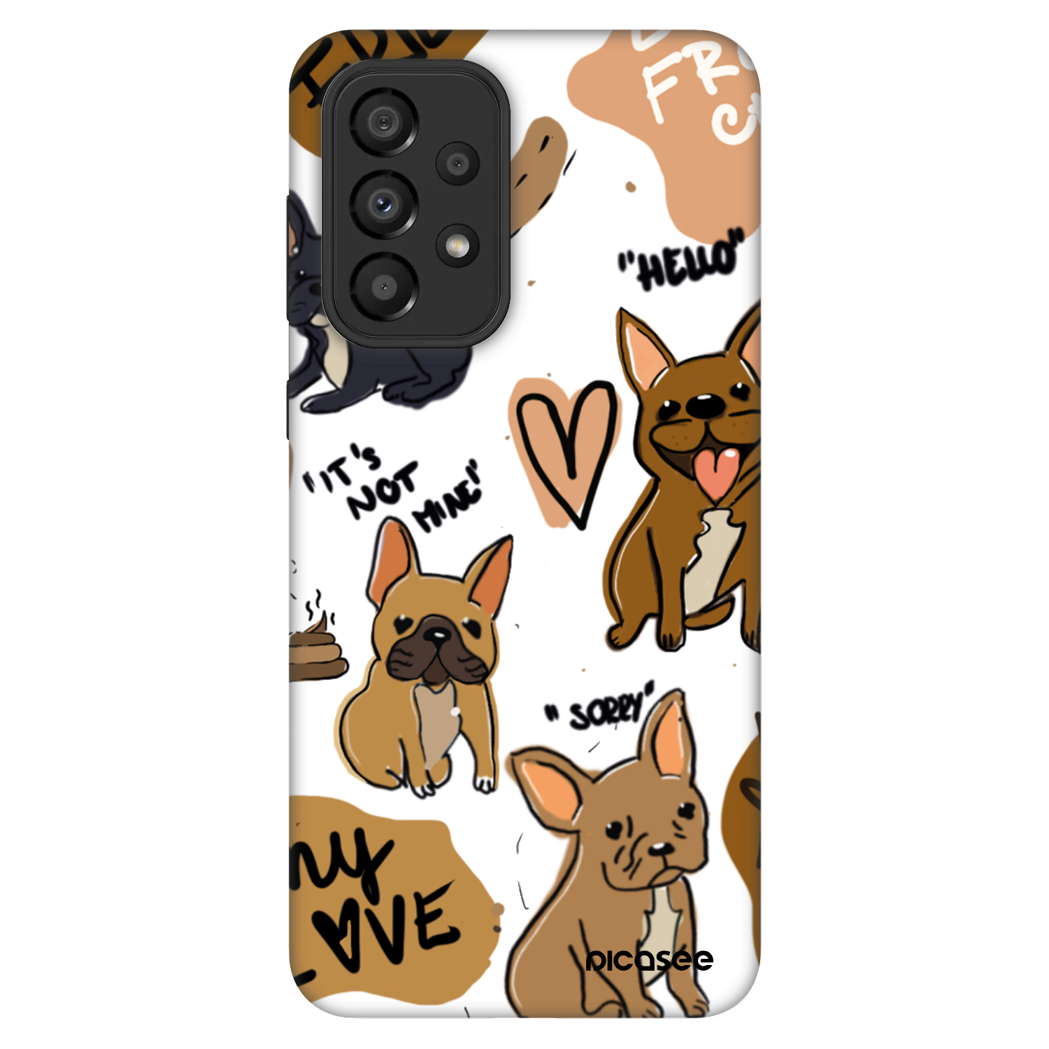 Picasee Fashion Case Samsung Galaxy A33 5G A336 - Frenchies