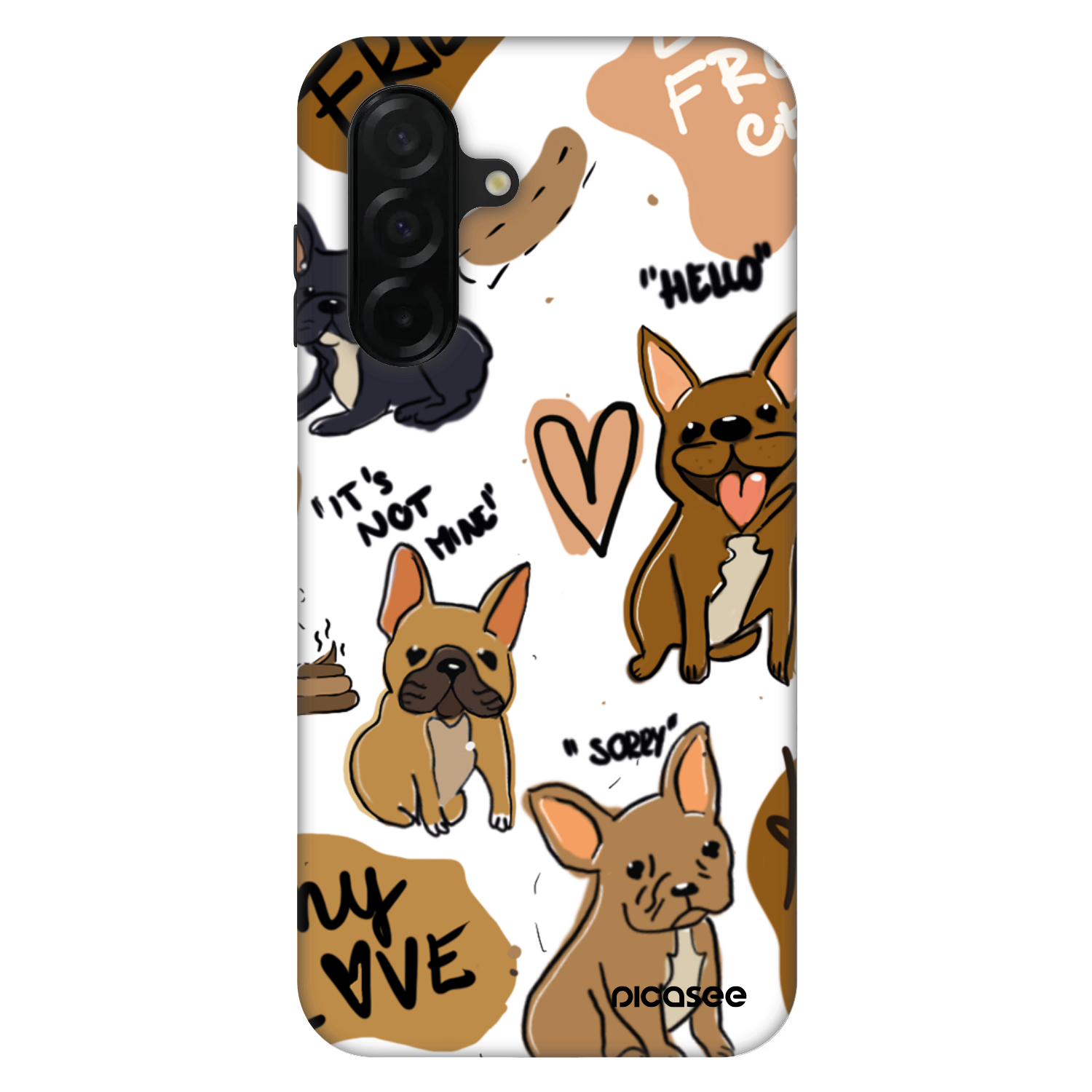 Picasee Fashion Case Samsung Galaxy A26 5G A266B - Frenchies