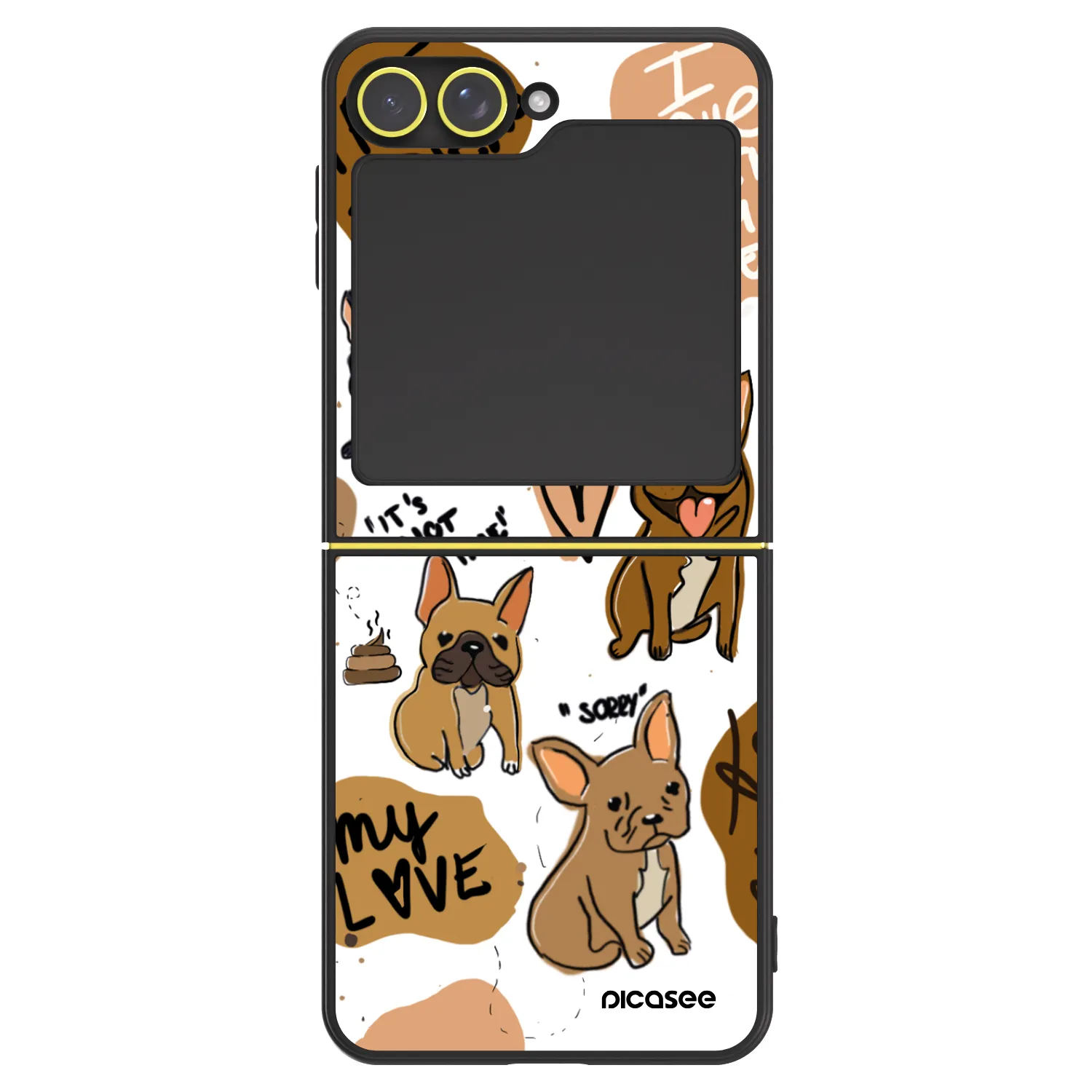 Picasee ULTIMATE CASE Samsung Galaxy Z Flip7 FE 5G - készülékre - Frenchies