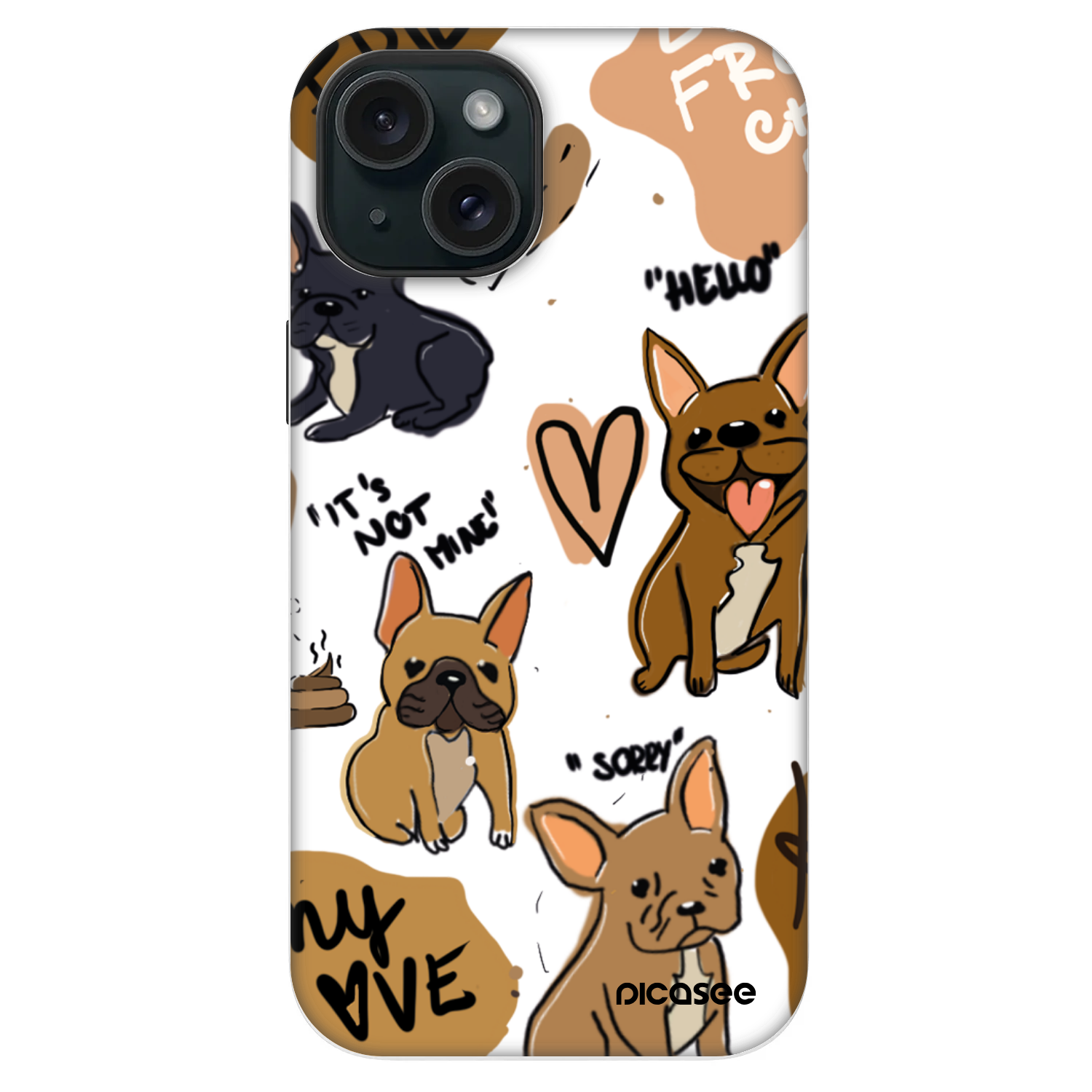 Picasee Fashion Case MagSafe Apple iPhone 14 - Frenchies