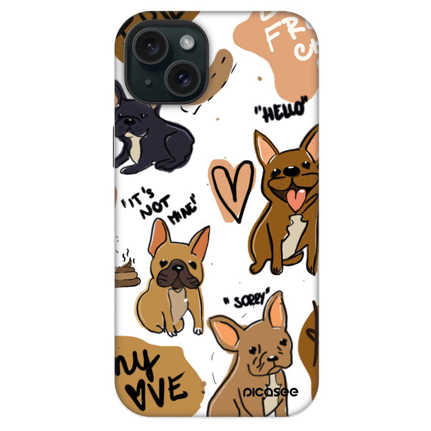 Picasee Fashion Case MagSafe Apple iPhone 14 Plus - Frenchies
