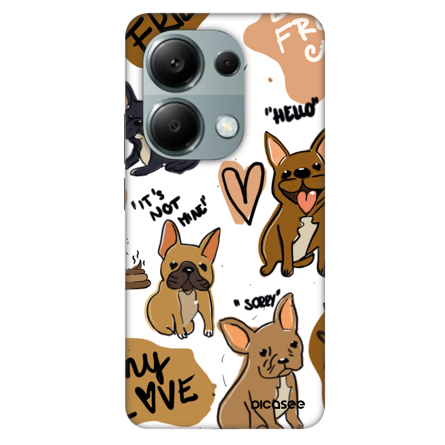 Picasee Fashion Case Xiaomi Redmi Note 13 Pro 4G - Frenchies