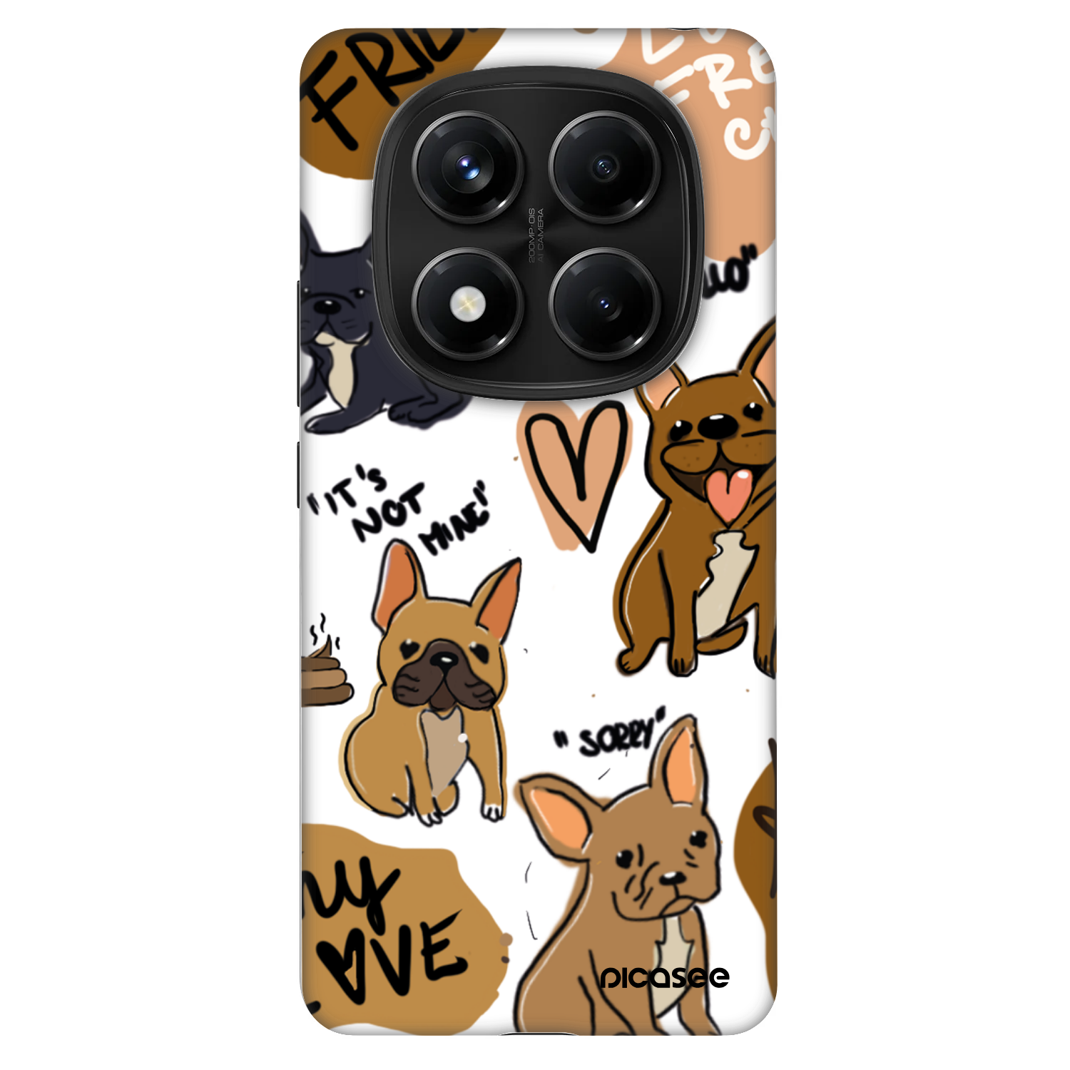 Picasee Fashion Case Xiaomi Redmi Note 14 Pro 4G - Frenchies
