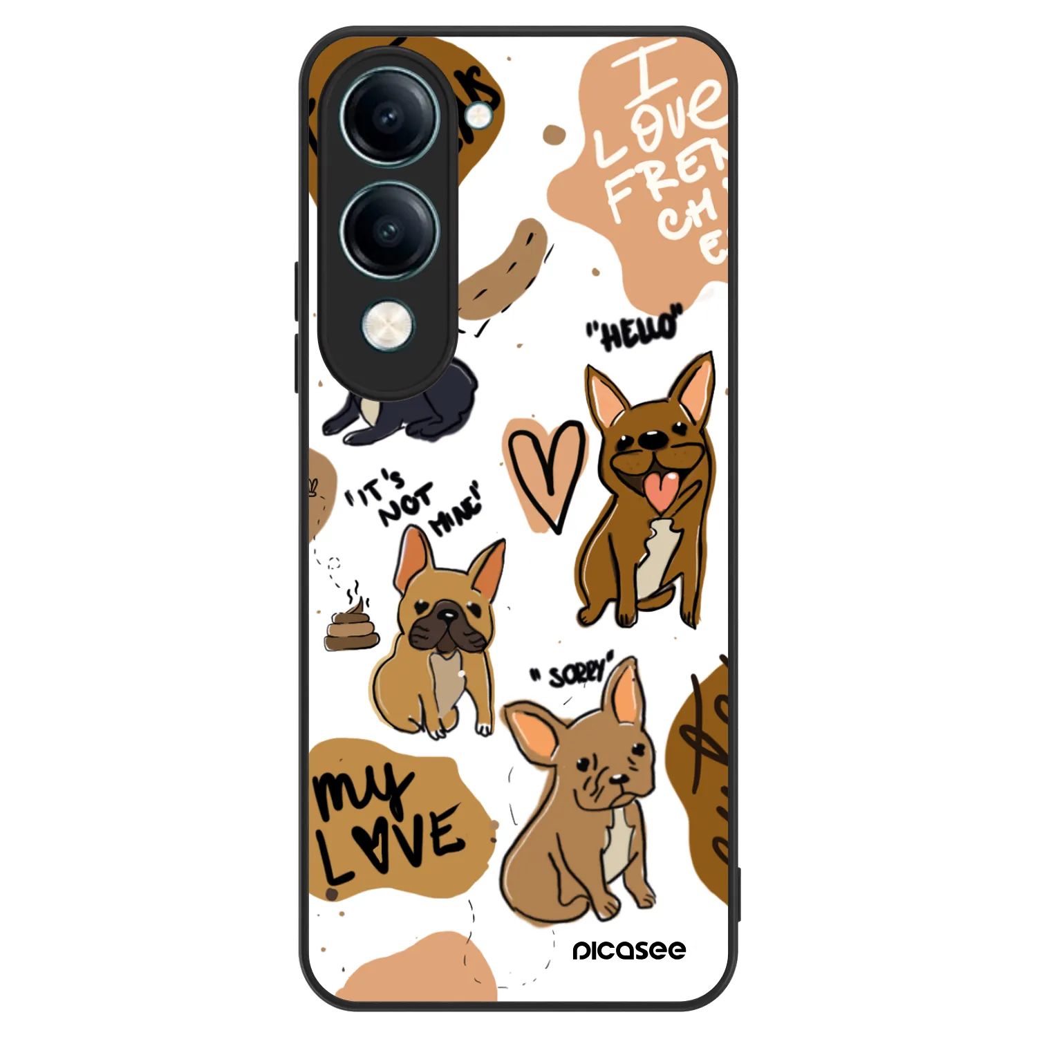 Picasee ULTIMATE CASE Vivo Y29s 5G - készülékre - Frenchies