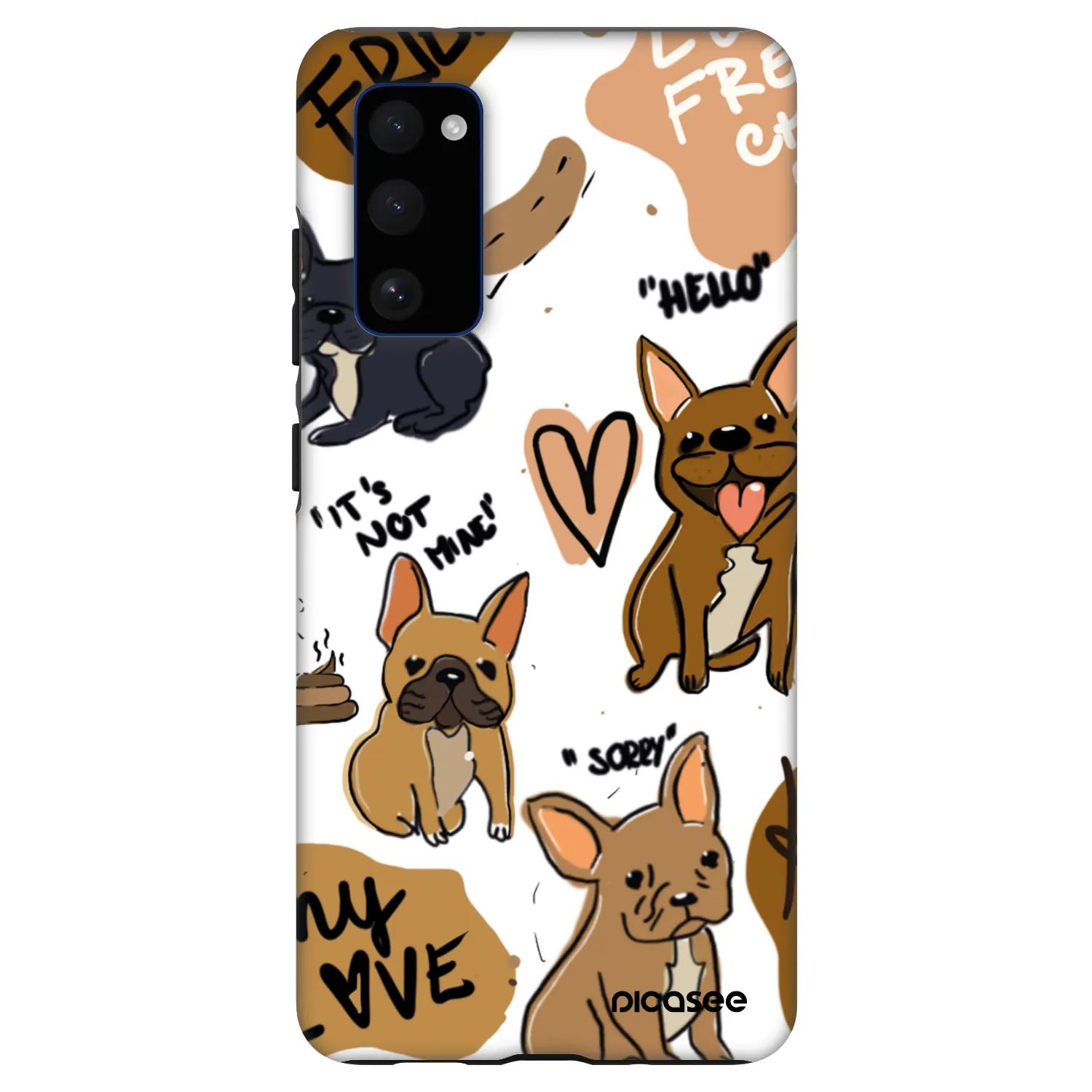 Picasee Fashion Case Samsung Galaxy S20 FE - Frenchies