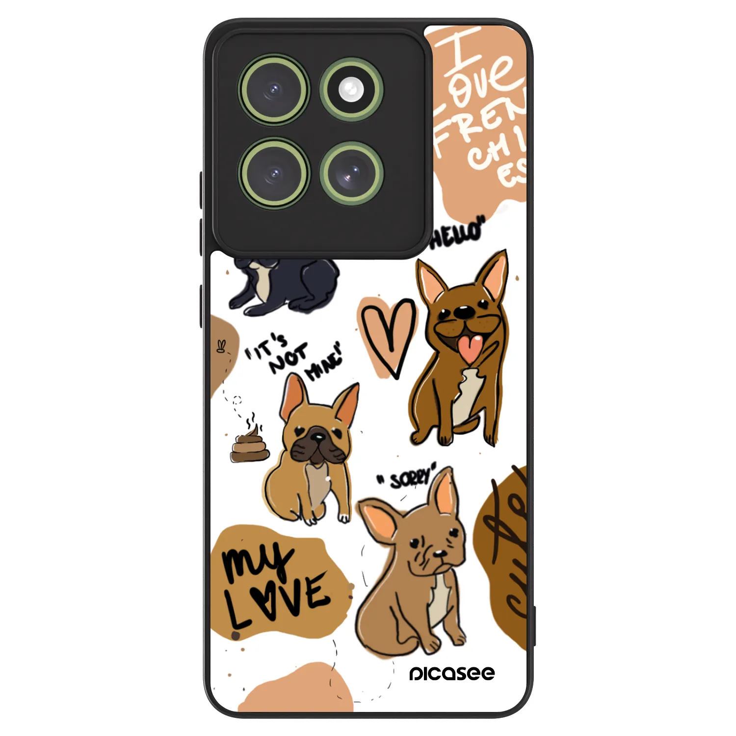 Picasee ULTIMATE CASE Motorola Moto G86 Power 5G - készülékre - Frenchies