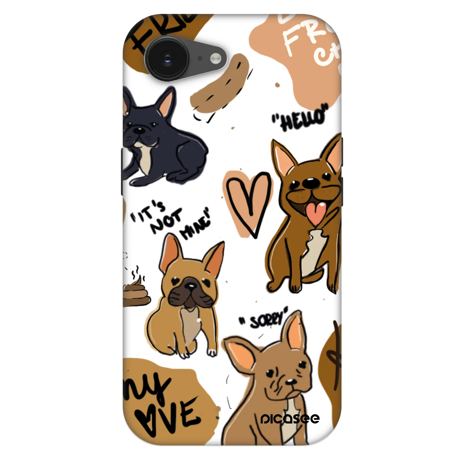 Picasee Fashion Case MagSafe Apple iPhone 17e - Frenchies