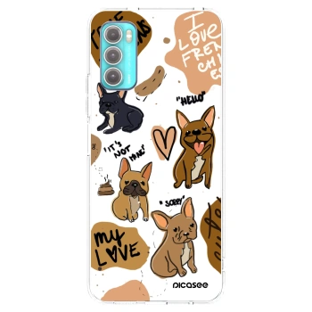 Picasee átlátszó szilikon tok az alábbi mobiltelefonokra Motorola Moto G60 - Frenchies