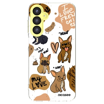 Picasee átlátszó szilikon tok az alábbi mobiltelefonokra Samsung Galaxy A25 A256B 5G - Frenchies