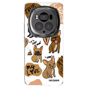 Picasee átlátszó szilikon tok az alábbi mobiltelefonokra Honor Magic6 Pro - Frenchies