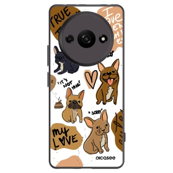 Picasee fekete szilikon tok az alábbi mobiltelefonokra Xiaomi Redmi A3 - Frenchies