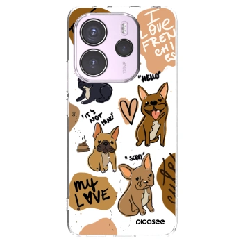 Picasee átlátszó szilikon tok az alábbi mobiltelefonokra Xiaomi Redmi Note 14 4G - Frenchies