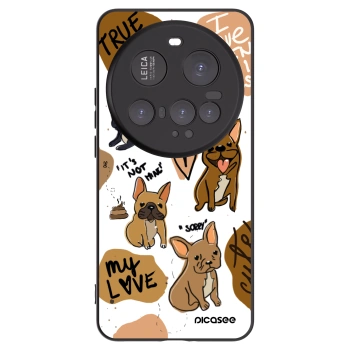 Picasee fekete szilikon tok az alábbi mobiltelefonokra Xiaomi 15 Ultra - Frenchies