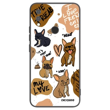 Picasee fekete szilikon tok az alábbi mobiltelefonokra Xiaomi Redmi Note 7 - Frenchies