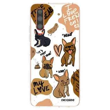 Picasee átlátszó szilikon tok az alábbi mobiltelefonokra Huawei P30 - Frenchies