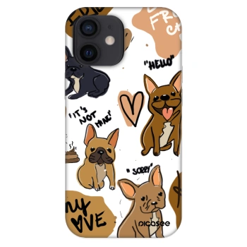 Szilikon tok erre a típusra Apple iPhone 12 mini - Frenchies