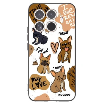 Picasee fekete szilikon tok az alábbi mobiltelefonokra Xiaomi 15T Pro - Frenchies