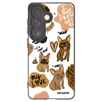 Picasee fekete szilikon tok az alábbi mobiltelefonokra Samsung Galaxy S26 - Frenchies