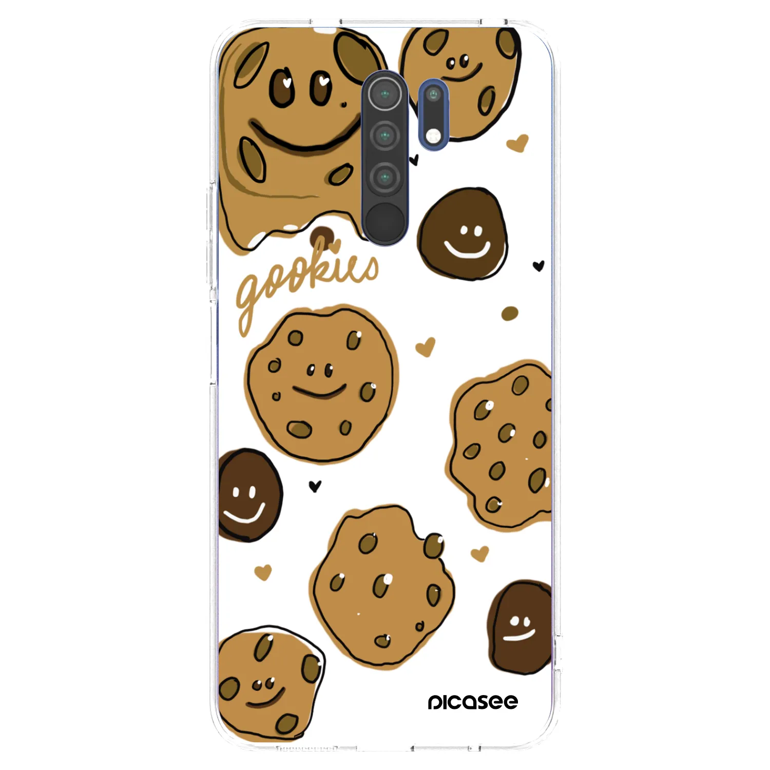 Picasee átlátszó szilikon tok az alábbi mobiltelefonokra Xiaomi Redmi 9 - Gookies