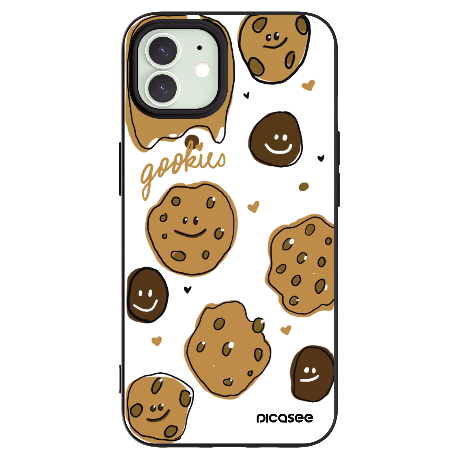 Picasee fekete szilikon tok az alábbi mobiltelefonokra Apple iPhone 12 Pro - Gookies