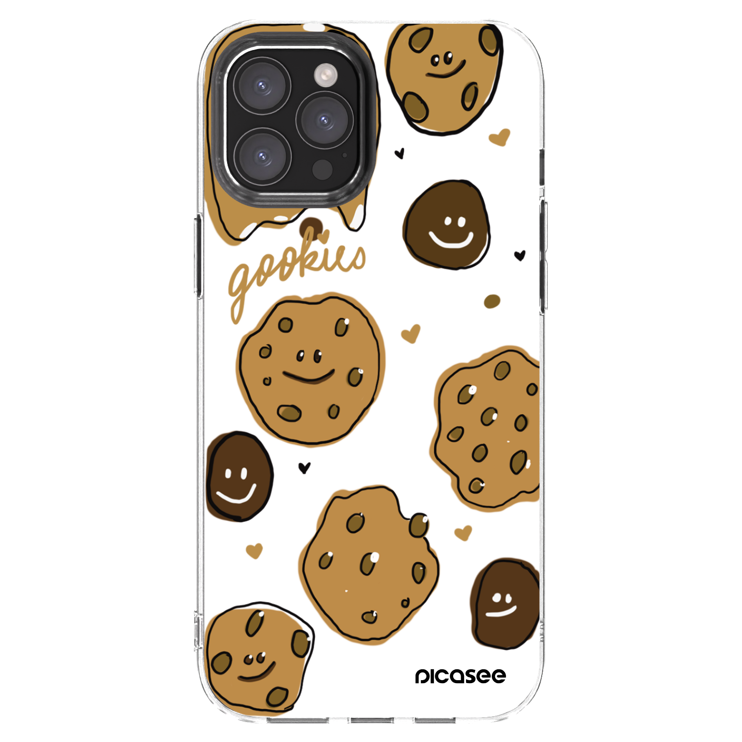 Picasee átlátszó szilikon tok az alábbi mobiltelefonokra Apple iPhone 12 Pro Max - Gookies
