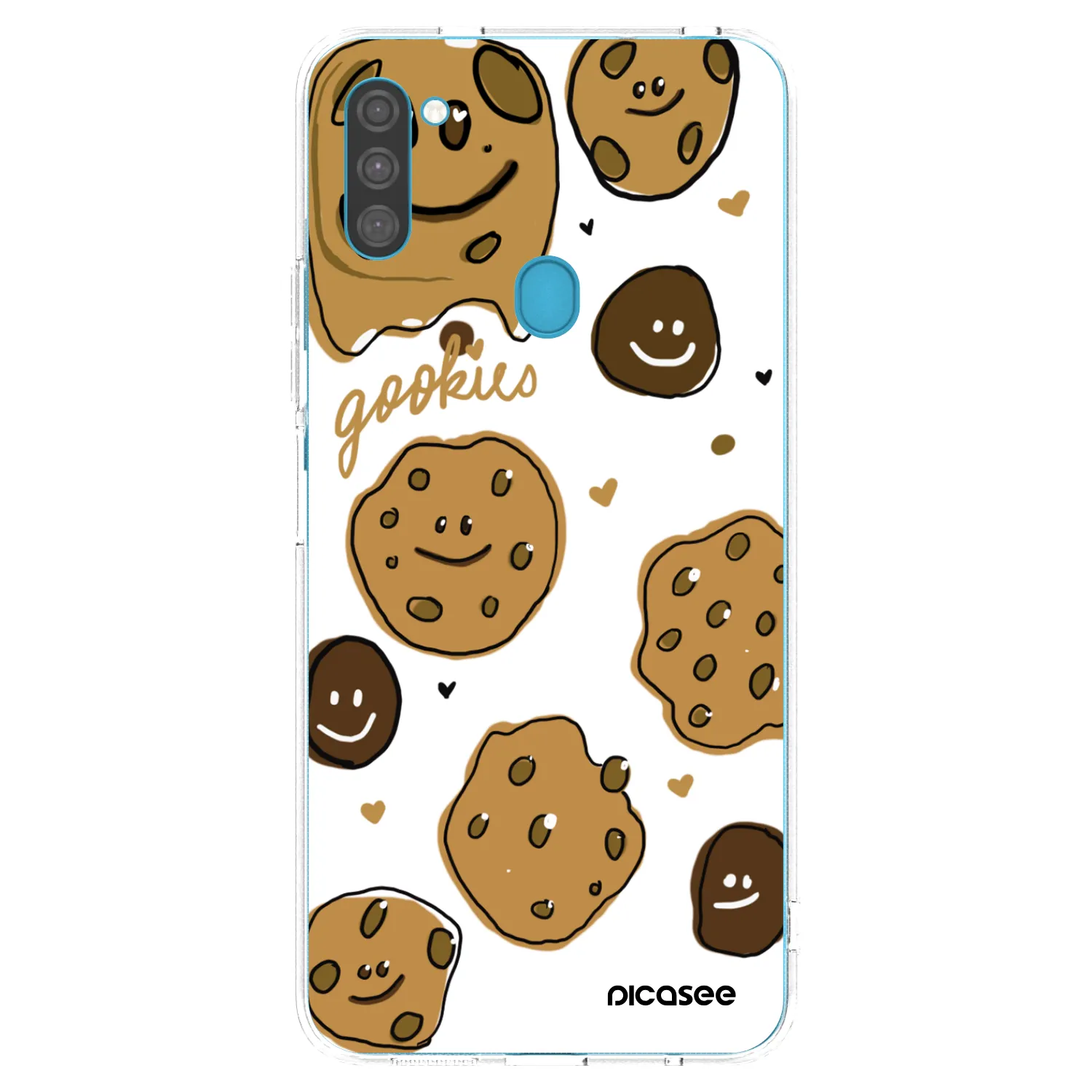 Picasee átlátszó szilikon tok az alábbi mobiltelefonokra Samsung Galaxy M11 - Gookies